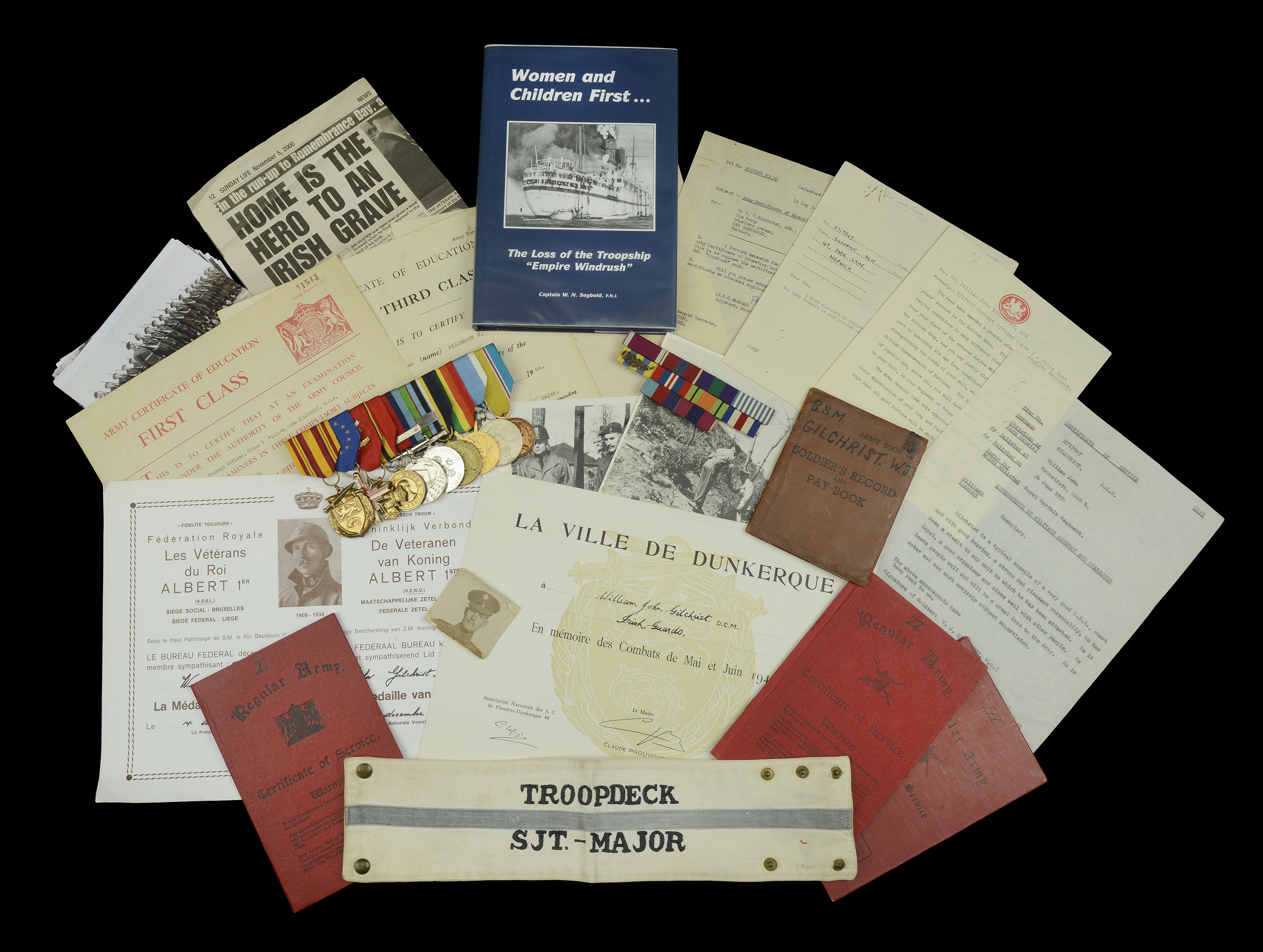 An outstanding and well-documented Second War 'Dunkirk 1940' Immediate D.C.M. group of ten a... - Image 5 of 5