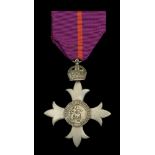 The Most Excellent Order of the British Empire, M.B.E. (Military) Member's 1st type breast b...