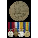 A Great War 'Bois de Courton, 23 July 1918' D.C.M. group of four awarded to Sergeant J. Shaw...
