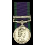 General Service 1962-2007, 1 clasp, Northern Ireland (24428704 Pte P Smitheyman Para) mounte...