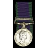 General Service 1962-2007, 1 clasp, Northern Ireland (24334946 Pte H R James Para) mounted c...