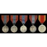 Imperial Service Medal (4), G.VI.R., 1st issue (2) (Fred Calvert, David MacKenzie); E.II.R....