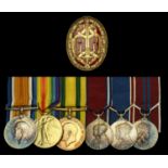 A Knight Bachelor's group of seven awarded to Major Sir Stephen P. Low, Hampshire Regiment,...