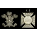 3rd Dragoon Guards (Prince of Wales's) N.C.O. Hall Marked Silver Arm Badge. A fine example...