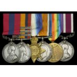 A Great War 'Mesopotamia 1917' D.C.M. and M.S.M. group of six awarded to Acting Regimental S...