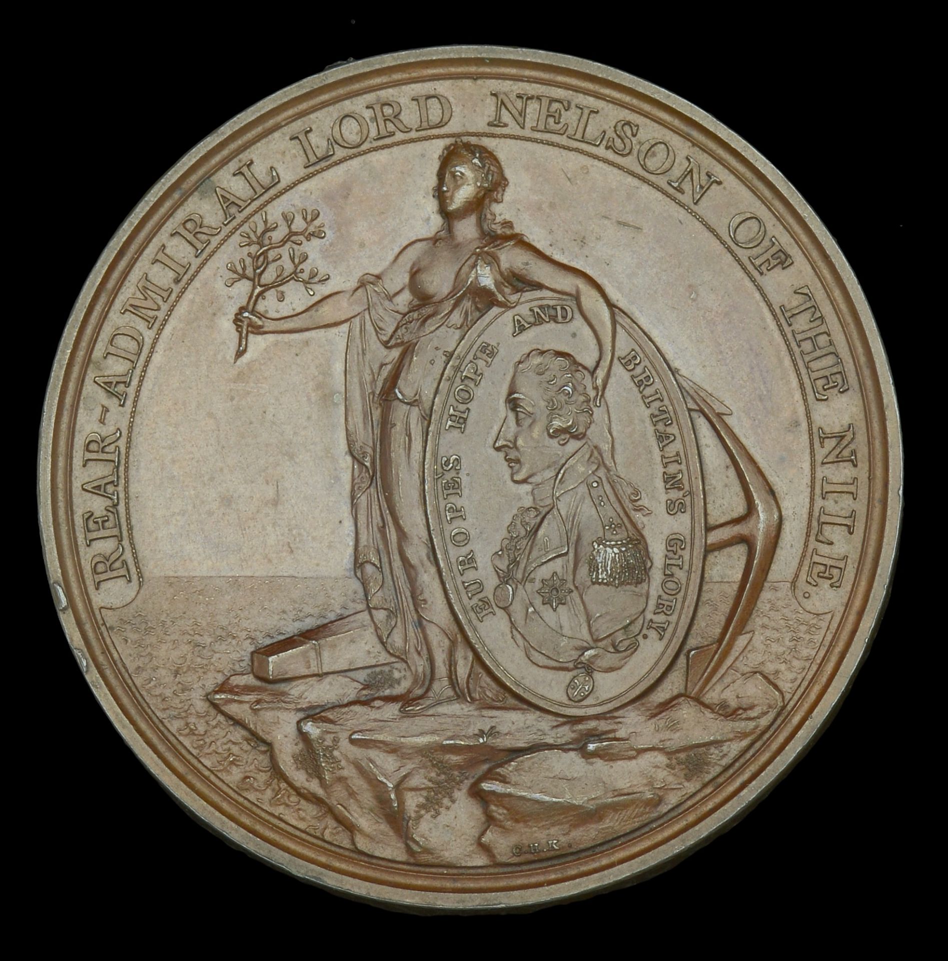 Alexander Davison's Medal for The Nile 1798, bronze, unmounted, nearly extremely fine Â£240...