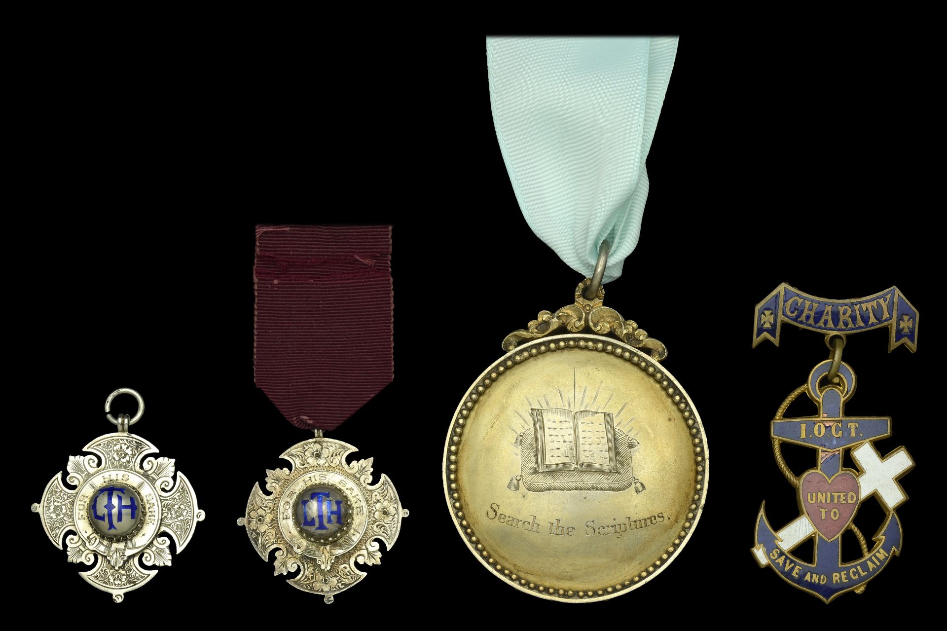 Independent Order of Good Templars and London Temperance Hospital Medals. Independent Order...