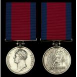 The Waterloo medal awarded to Captain Alexander Home, a Scotsman serving with the 2nd Light...