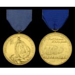 Alexander Davison's Medal for The Nile 1798, bronze-gilt, named on the reverse in fine runni...