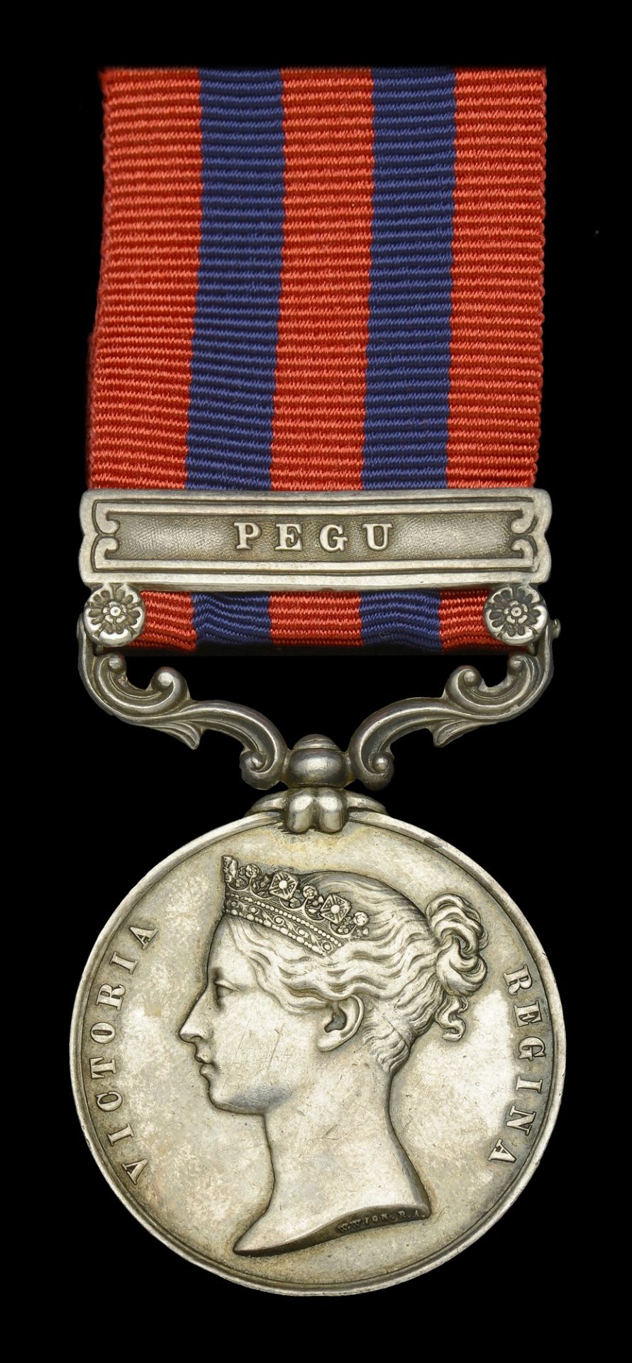 India General Service 1854-95, 1 clasp, Pegu (Sepoy Jewahir Ram. 40th. N.I.) very fine Â£180...
