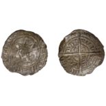 David II (1329-1371), Second coinage, series A, Halfgroat, Aberdeen, mm. cross pattÃ©e, small...