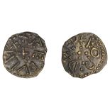 Kings of Northumbria, Redwulf (844 or 854), Styca, ForthrÃ¦d, redvlf re around cross, rev. eo...
