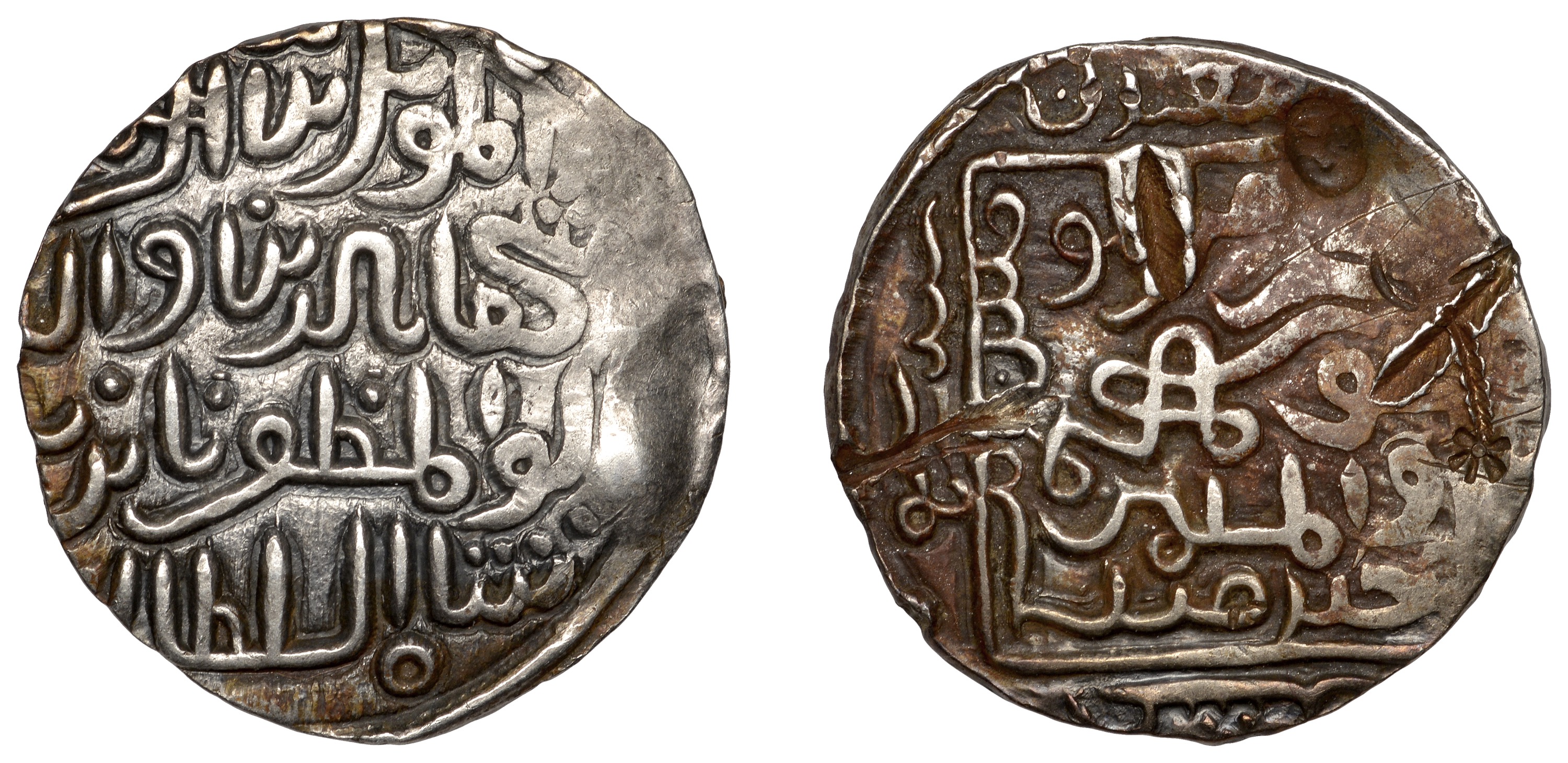 Sultans of Bengal, Shihab al-din Bayazid, Tanka, no mint, Sha'ban 817h, 10.72g/7h (GG B292;...