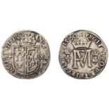 Mary (1542-1567), Second period (with Francis), Testoon, type II, 1560, mm. cross, obv. lege...