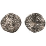 David II (1329-1371), Second coinage, Groat, class B, Edinburgh, mm. cross pattÃ©e, large you...