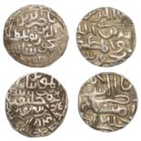 Sultans of Bengal, Nasir al-din Mahmud, Tankas (2), no mint or date, with abu'l-muzaffar and...