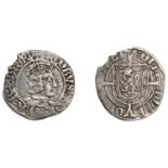 James V (1513-1542), Second coinage, One-Third Groat, type IV, Edinburgh, colon stops, reads...