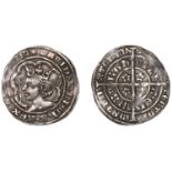 David II (1329-1371), Second coinage, Groat, class A, Edinburgh, mm. cross pattÃ©e, small you...