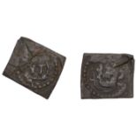 Ireland, Charles I, Cities of Refuge, Youghal, lozenge-shaped Farthing, 1646, yt within circ...