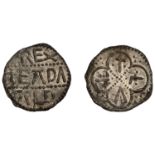 Kings of East Anglia, Eadwald (c. 798), Penny, Ipswich?, Lul, rex eada ald in three lines, r...