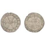 James V (1513-1542), Third coinage, Bawbee, mm. cross on obv., lis on rev., crowned thistle...