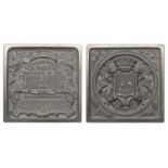 The Franco-British Exhibition, London, 1908, a struck coal plaque, unsigned, for Levallois-P...