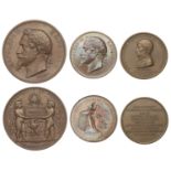 FRANCE, Attentat Ã  la vie de NapolÃ©on, 1800, a restrike copper medal by H. Auguste, 50mm (Br...