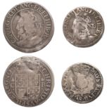 Charles I (1625-1649), Third coinage, Briot's issue, Half-Merk, signed b below bust and abov...