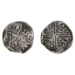 Alexander III (1249-1286), First coinage, Sterling, type III, Berwick, robert on be Â·, 1.34g...