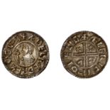 Ã†thelred II (978-1016), Penny, CRVX type, Wallingford, Ã†lfric, Ã¦lfric m-o pelig, 1.61g/6h (S...