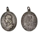 Sir Thomas Fairfax, 1645, a contemporary cast and chased silver military reward, unsigned [p...