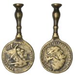 Anti-Papal, a cast brass medal, undated [17th cent.], similar to last, 34mm. Fine, modified...