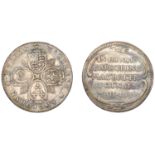 Birth of Prince Charles, 1630, a silver medal, unsigned (attributed to N. Briot), cruciform...