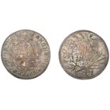 Baptism of Prince James, 1633, a silver medal by N. Briot, from the same dies as last, 30mm,...