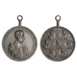 Archbishop Sancroft and the Seven Bishops, 1688, a struck silver medal, similar to last, 43....