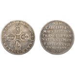 Baptism of Prince Charles, 1630, a silver medal by N. Briot, similar to last, 29mm, 6.79g (P...