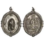 Edward Montagu, 2nd Earl of Manchester, 1643, a cast and chased silver military reward, unsi...