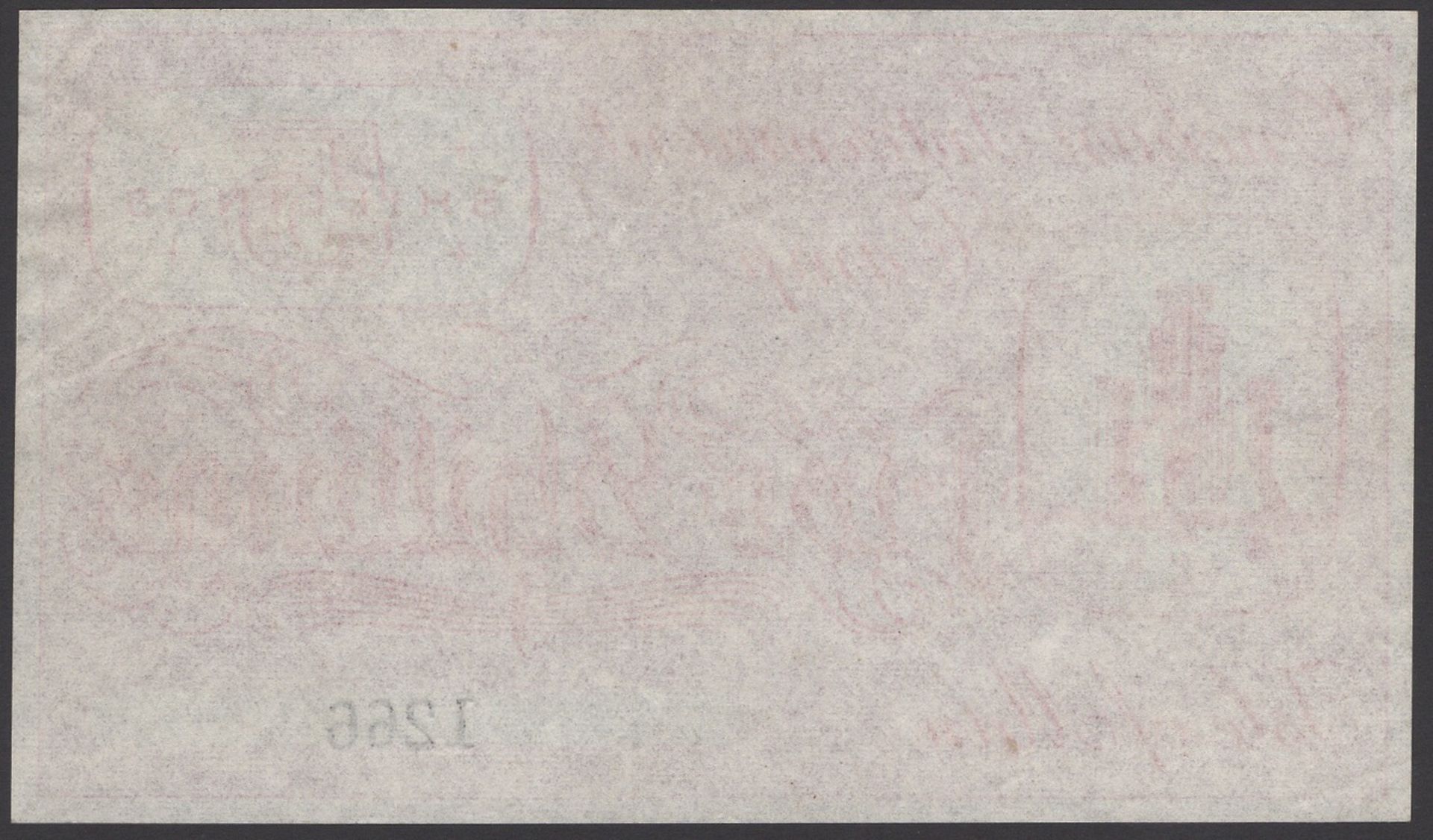 Onchan Internment Camp, 5 Shillings, ND (1940), serial number 1266, original about uncircula... - Image 2 of 2