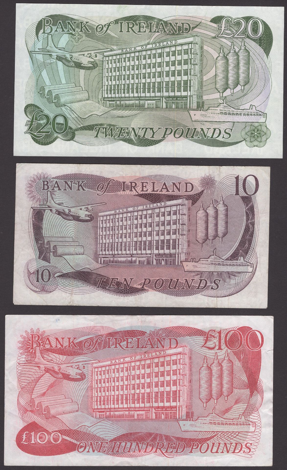 Bank of Ireland, Â£10, 1971, serial number U259959, Chestnutt signature, Â£20, 1984, serial nu... - Image 2 of 2