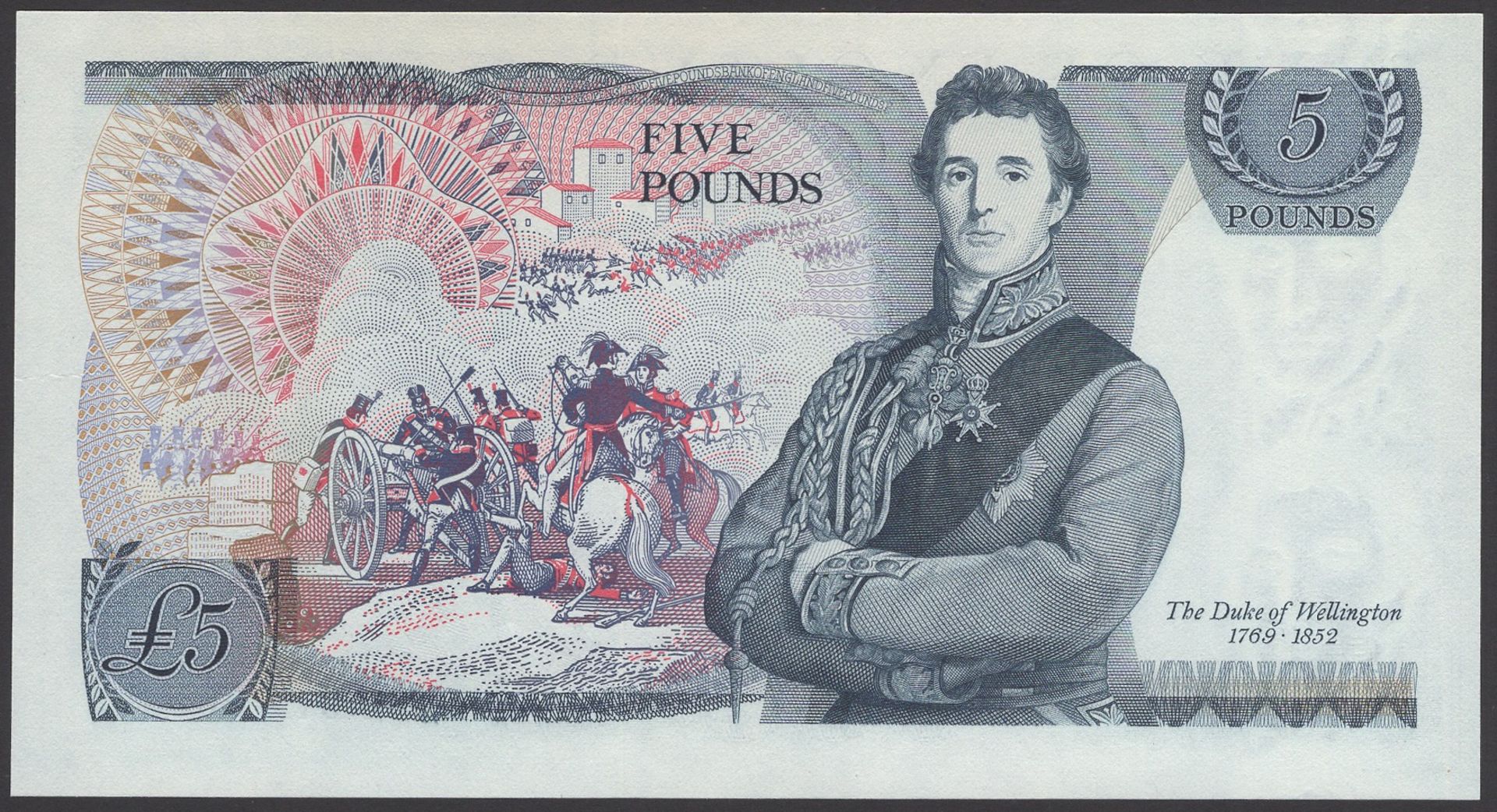 Bank of England, John B. Page, Â£5, 11 November 1971, serial number A01 000053, uncirculated... - Image 2 of 2