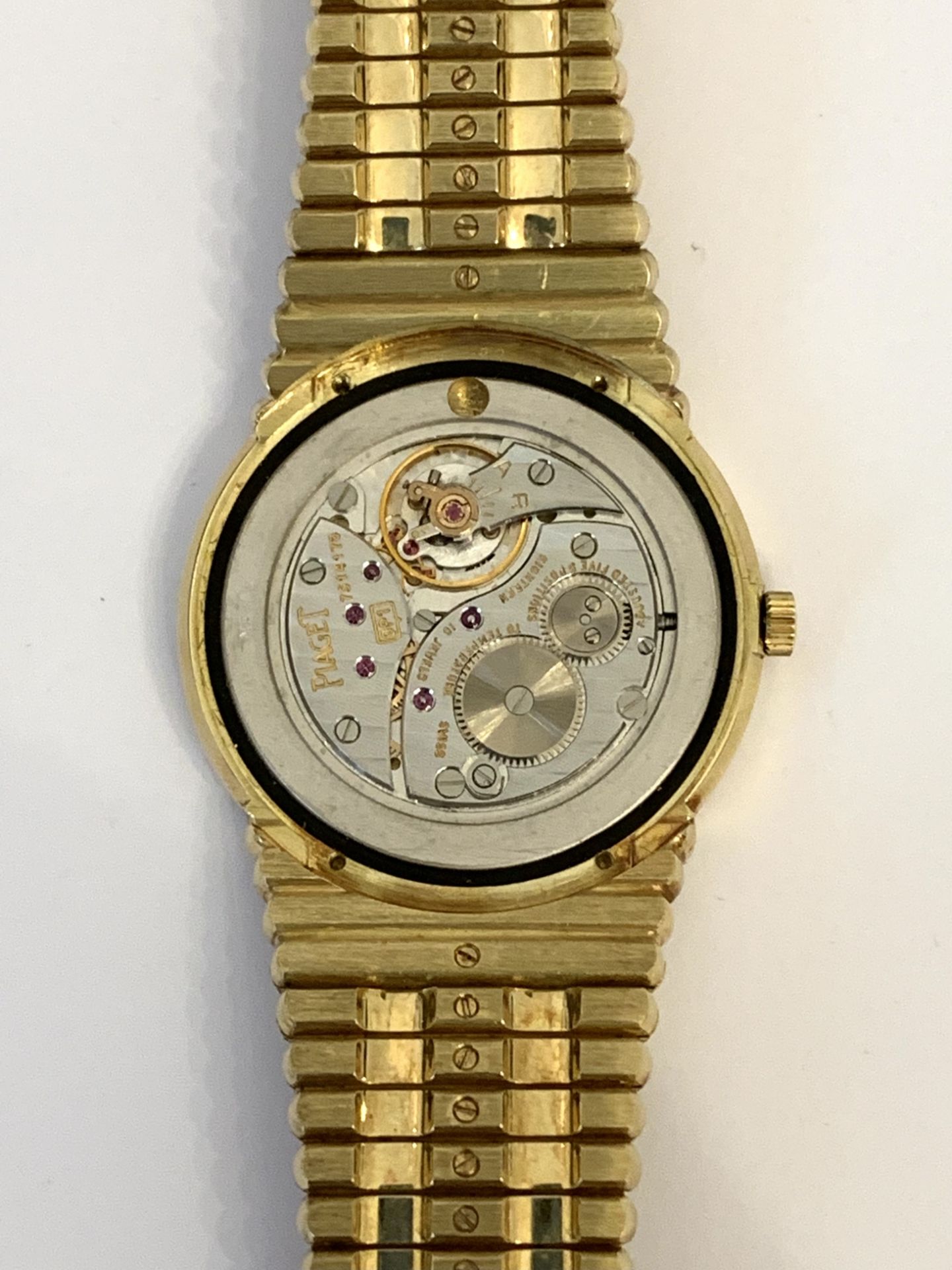 Piaget. A heavy gold bracelet watch, Ref. 9632C18, circa 1976. Movement: cal. 9P1, manual w... - Image 4 of 5