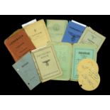 German Second World War Third Reich Documents. A well service used SS soldbuch with photogr...