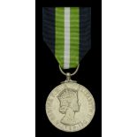 Colonial Prison Service Long Service Medal, E.II.R. (35 Sgt. Matiza, Rhod. & Nyasa.) heavy c...