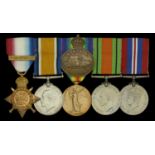 A rare group of five awarded to Chief Petty Officer Mechanic 2nd Class, H. Little, Royal Nav...