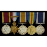 Five: Company Sergeant Major S. A. Holliday, Royal Marine Artillery, Royal Marine Brigade, w...