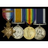 Four: Company Sergeant Major J. Devitt, Plymouth Battalion, Royal Marine Brigade, who was a...