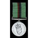 Royal Ulster Constabulary Service Medal, E.II.R.Â (R/Const M Kilpatrick.) on 1st type riband,...