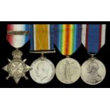 Four: Stoker 1st Class F. Alderman, Drake Battalion, Royal Naval Division, later Royal Fleet...