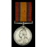 Queen's South Africa 1899-1902, no clasp (7352 Pte. H. Stevens, East Kent Regt.) good very f...
