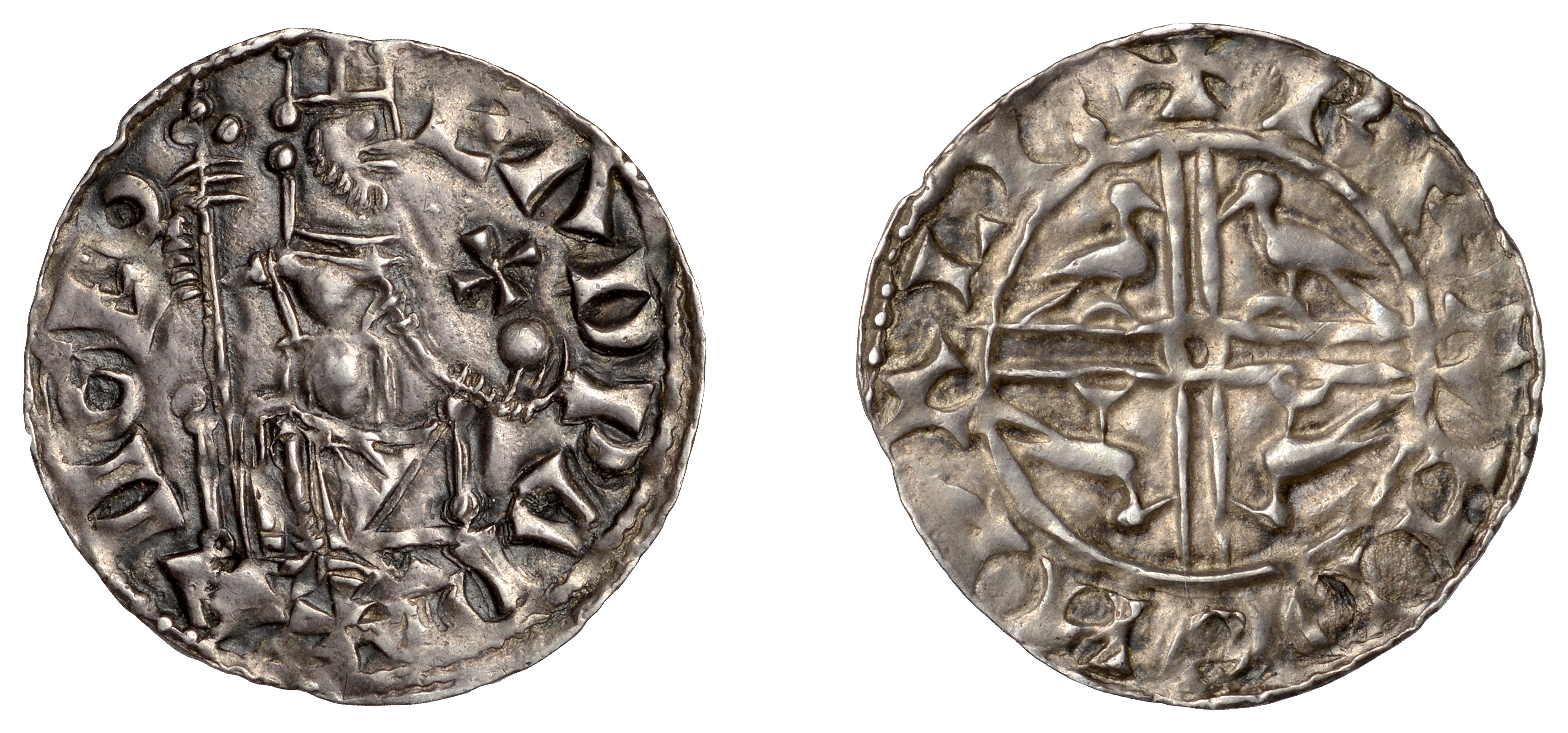 Edward the Confessor (1042-1066), Penny, Sovereign/Eagles type [BMC xi], Wallingford, Brandr...